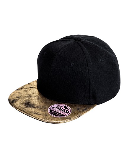 Bronx Flat Glitter Peak Snapback Cap