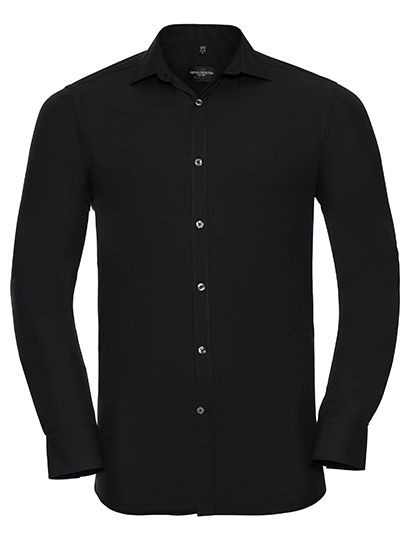 Men`s Long Sleeve Fitted Ultimate Stretch Shirt