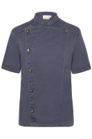 Kurzarm Kochjacke Jeans-Style