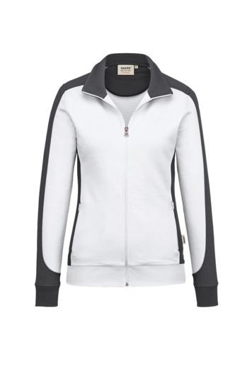 HAKRO Damen Sweatjacke Contrast Mikralinar®