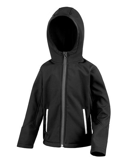 Youth Hooded Soft Shell Jacket