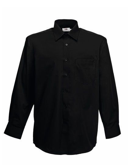 Men`s Long Sleeve Poplin Shirt