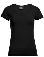 Women`s Slim Fit V-Neck-T