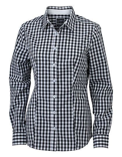 Ladies` Checked Blouse