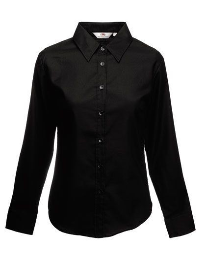 Ladies Long Sleeve Oxford Shirt