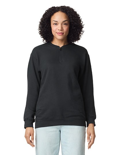 Softstyle® Midweight Adult Fleece 1/4 Zip Sweatshirt