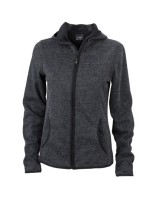 Ladies` Knitted Fleece Hoody