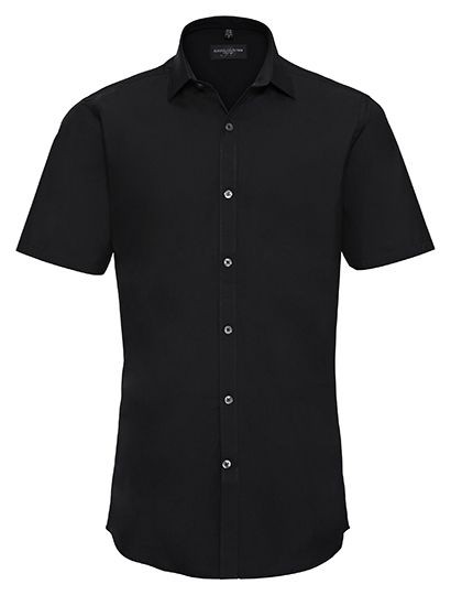 Men`s Short Sleeve Fitted Ultimate Stretch Shirt