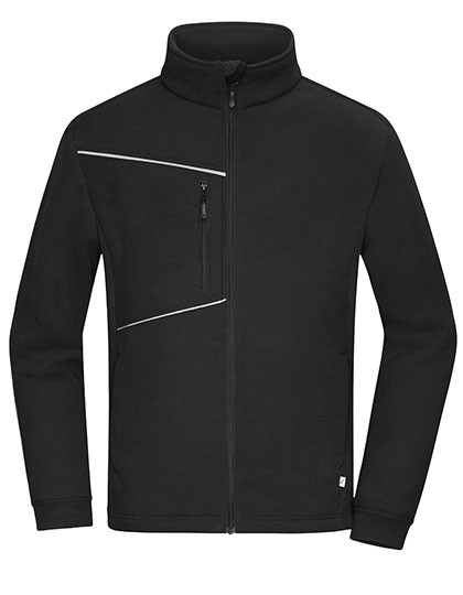JN1870 Daiber Fleece Jacket - Corduroy Look