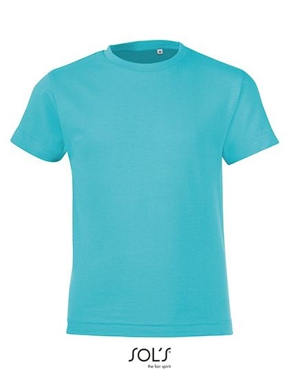 Kids` Round Collar T-Shirt Regent Fit