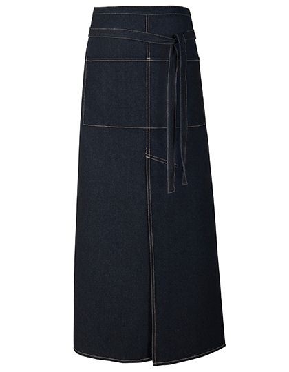 Jeans Bistro Apron with Split